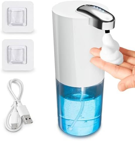 Automatic Soap Dispenser Touchless, 13.5 Oz Foaming, Rechargeable